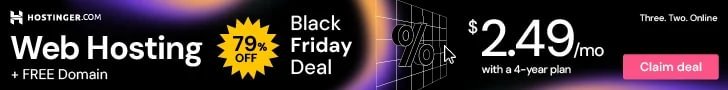 Black Friday 2024 - Hostinger